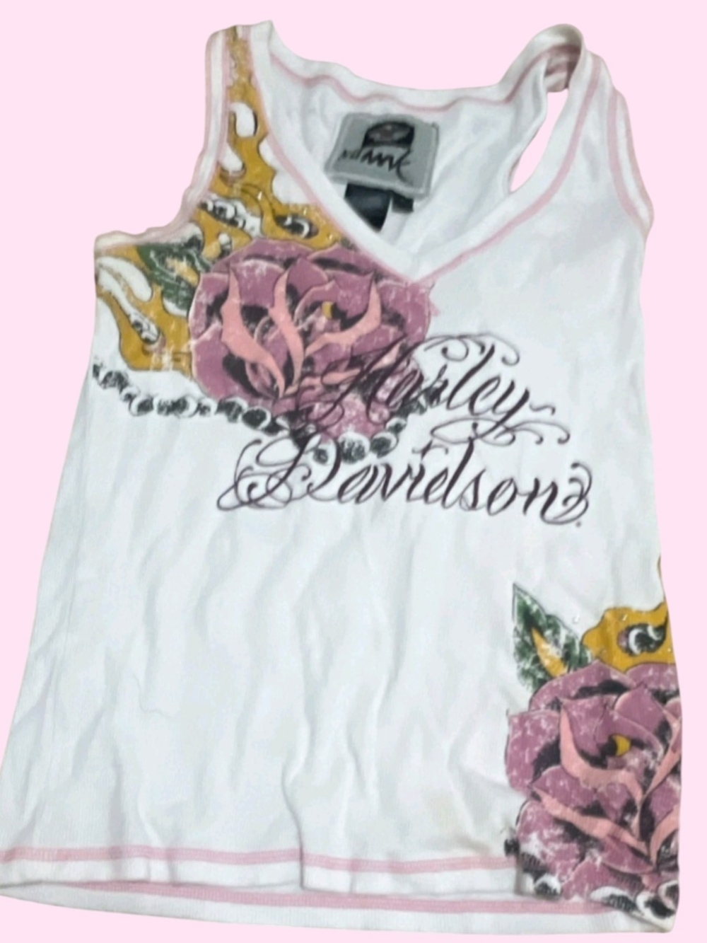 Rare Harley Davidson H-D Ink Tank Top.